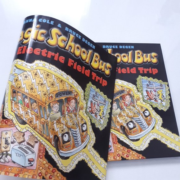 The Magic School Bus and the Electric Field Trip Hard Cover Book - Picture 3 of 5